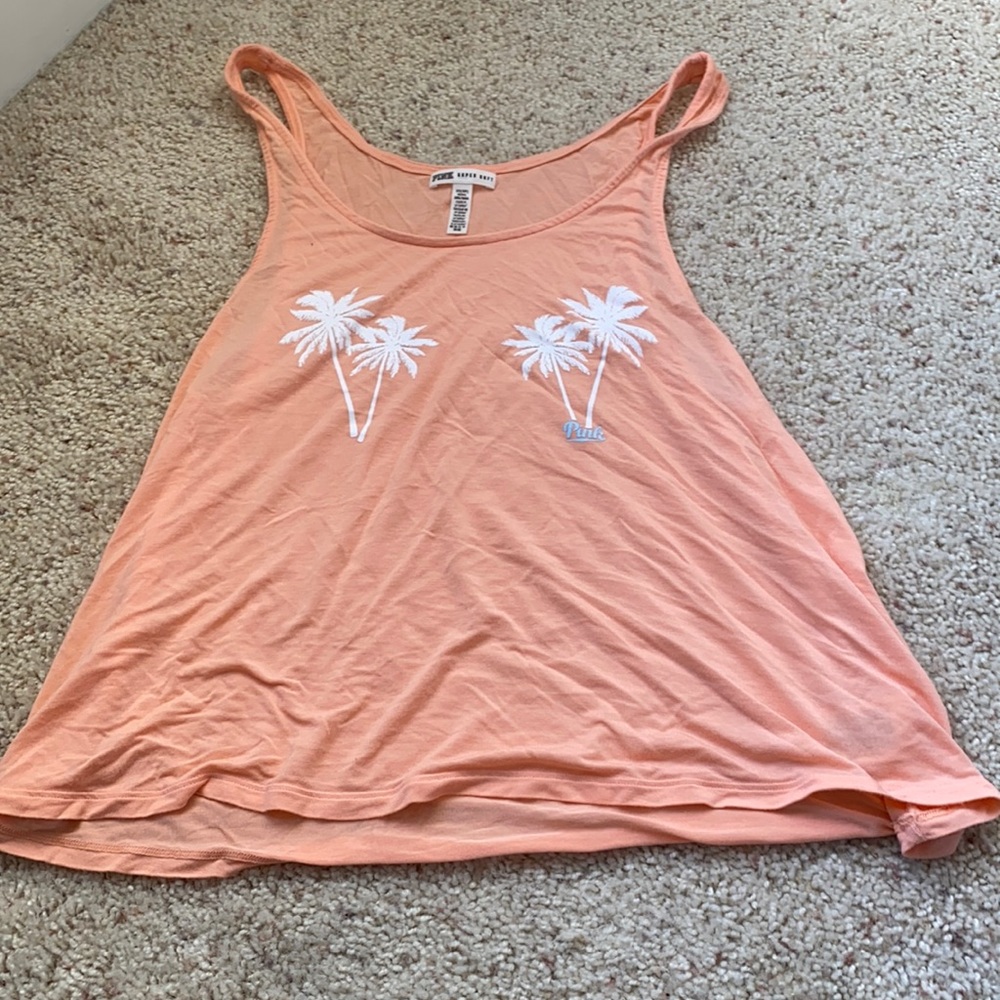 PINK Coral Palm Tree Tank